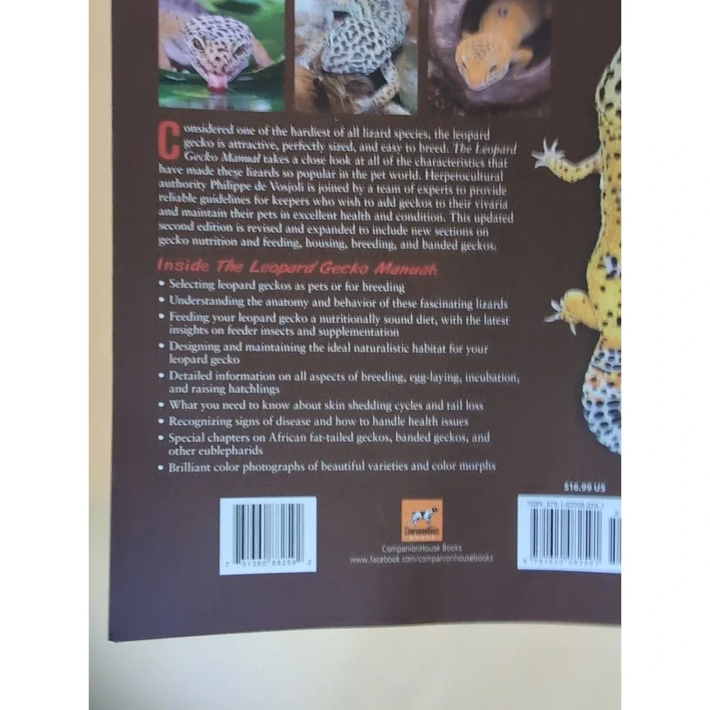 Leopard Gecko Manual :‎ Expert Advice for Keeping and Caring for a Healthy...